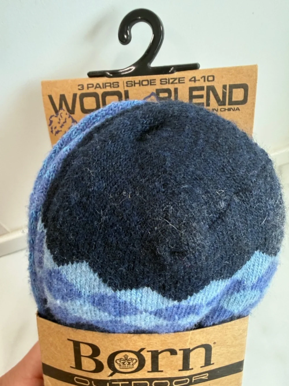 Born Outdoor Wool Blend 3 Pairs of Socks women’s